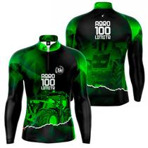 Camiseta Camisa Agro 100 Limite Brasil Proteção Uv50