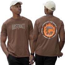 Camiseta Camisa Algodão Changing The World Fire Abstract