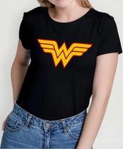 Camiseta Camisa Algodão Feminina Masculina Adulto Mulher Maravilha Heroína MD1