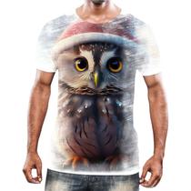 Camiseta Camisa Animais Corujas Misticas Aves Noturnas HD 20 Camiseta Camisa Animais Corujas Misticas Aves Noturnas HD 20
