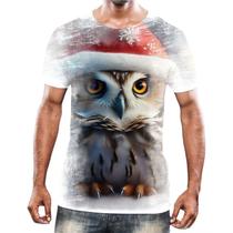 Camiseta Camisa Animais Corujas Misticas Aves Noturnas HD 21