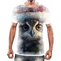 Camiseta Camisa Animais Corujas Misticas Aves Noturnas HD 4 Camiseta Camisa Animais Corujas Misticas Aves Noturnas HD 4