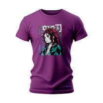 Camiseta Camisa Anime Mangá Demons Slayer Kimetsu No Yaiba Tanjiro Ref: 26