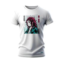 Camiseta Camisa Anime Mangá Demons Slayer Kimetsu No Yaiba Tanjiro Ref: 26