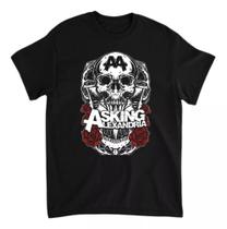 Camiseta Camisa Asking Alexandria Poster Banda Rock Algodão