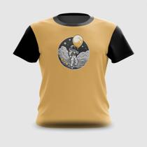 Camiseta Camisa Astronauta com Balão na Lua