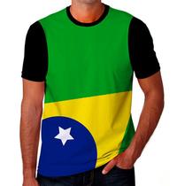 Camiseta Camisa Bandeira Brasil País Jogo Futebol Copa &11_x000D_