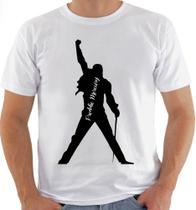 Camiseta Camisa Blusa 439 Freddie Mercury, foi um cantor, pianista e compositor britânico - Primus
