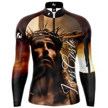 Camiseta Camisa Blusa Agro, Religiosa Jesus Cristo Fe Com Proteção Solar Uv50