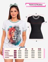 Camiseta Camisa Blusa Feminina Evangélica Linda Leão de Judá Camiseta Camisa Blusa Feminina Evangélica Linda Leão de Judá