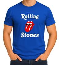Camiseta Camisa Blusa Feminina Masculina Unissex 100% Algodão Banda de Rock The Rolling Stoness Md2