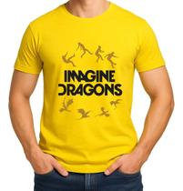 Camiseta Camisa Blusa Feminina Masculina Unissex 100% Algodão Banda Imagine Dragonss Pop Rock MD5