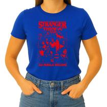 Camiseta Camisa Blusa Feminina Masculina Unissex 100% Algodão Série Stranger Thingss Unissex Lançamento MD2