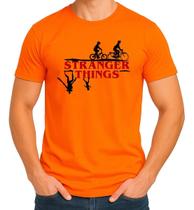 Camiseta Camisa Blusa Feminina Masculina Unissex 100% Algodão Série Stranger Thingss Unissex Lançamento MD3
