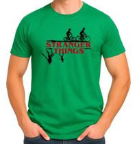 Camiseta Camisa Blusa Feminina Masculina Unissex 100% Algodão Série Stranger Thingss Unissex Lançamento MD3