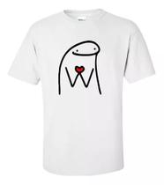 Camiseta Camisa Blusa Infantil Bento Flork Meme Fofo Coração