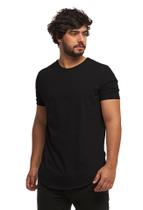 Camiseta camisa blusa longline oversized mc