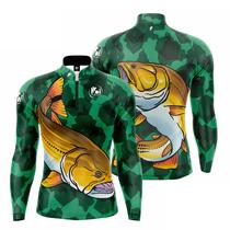 Camiseta Camisa Blusa Pesca Peixe Dourado Com Proteção Uv50