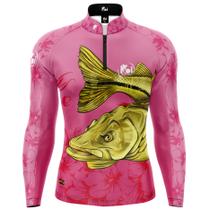 Camiseta Camisa Blusa Pesca Peixe Perca Com Proteção Uv50
