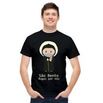 Camiseta Camisa Blusa Santo São Bento poderoso