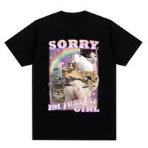 Camiseta Camisa Blusa Unissex Algodão Funny Cat Meme para homens e mulheres, Camiseta Camisa Blusa Unissex Algodão Funny Cat Meme para homens e mulheres,