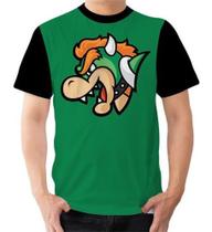 Camiseta Camisa Bowser Super Mario Luigi