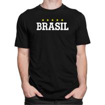 Camiseta Camisa Brasil Brasileiro Escrita Copa Jogo Unissex