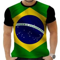 Camiseta Camisa Brasil Pais Leão Politica Futebol Sport 05_x000D_