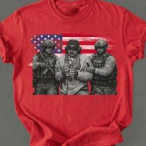 Camiseta Camisa Brasil Unissex Nicolas Maduro Preso Estados Unidos 100 Algodão Confortavel Casual