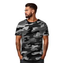 Camiseta Camisa Camuflada Exército Militar Pesca Caça Dry fit top - PRIMUS