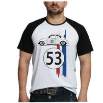 Camiseta camisa carro antigo fusca 53 herbie clássico