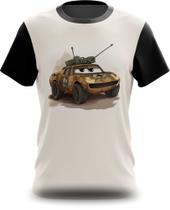 Camiseta Camisa Carro Exército McQueen