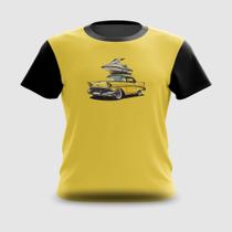 Camiseta Camisa Carro Vintage com Jet-Ski