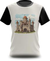 Camiseta Camisa Castelo Medieval Antigo