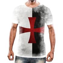 Camiseta Camisa Cavaleiros Templários Cruzadas Armaduras 6