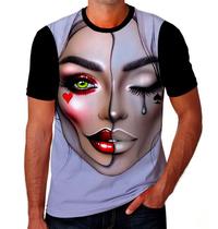 Camiseta Camisa Caveira Mexicana Masculina Femenina Tatoo 7_x000D_