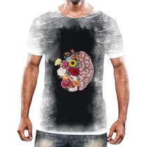 Camiseta Camisa Cérebro Inteligência Mental Psicologia HD 1