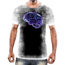 Camiseta Camisa Cérebro Inteligência Mental Psicologia HD 12 - Enjoy Shop