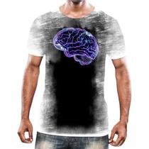 Camiseta Camisa Cérebro Inteligência Mental Psicologia HD 12