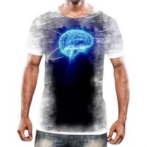 Camiseta Camisa Cérebro Inteligência Mental Psicologia HD 3 - Enjoy Shop