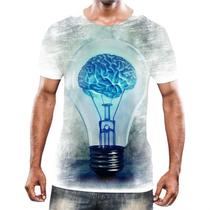 Camiseta Camisa Cérebro Inteligência Mental Psicologia HD 6 - Enjoy Shop