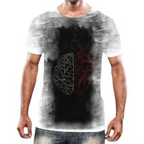 Camiseta Camisa Cérebro Inteligência Mental Psicologia HD 8 - Enjoy Shop