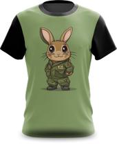 Camiseta Camisa Coelhinho Exército Rússia e Ucrânia