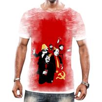 Camiseta Camisa Comunista Comunismo Foice Martelo Art 2