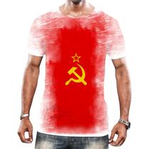 Camiseta Camisa Comunista Comunismo Foice Martelo Art 3