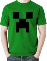 Camiseta Camisa Creeper Minecraft Jogo Minecraft Unissex