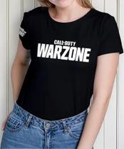 Camiseta Camisa de Algodão Adulto Masculina Feminina Gamer Jogo Call of Dut y Warzon e MD2