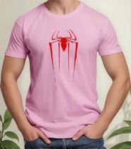 Camiseta Camisa de Algodão Adulto Masculina Feminina Homem Aranh a Spide r man Herói MD1