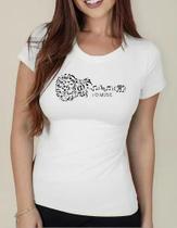 Camiseta Camisa de Algodão Adulto Masculina Feminina Música Violão Instrumento Musical Músico MD1