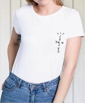 Camiseta Camisa de Algodão Adulto Masculina Feminina Travis Scott Astroworld Streetwear MD2